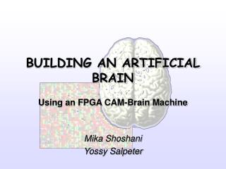 BUILDING AN ARTIFICIAL BRAIN