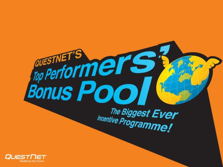 questnet s top performers bonus pool