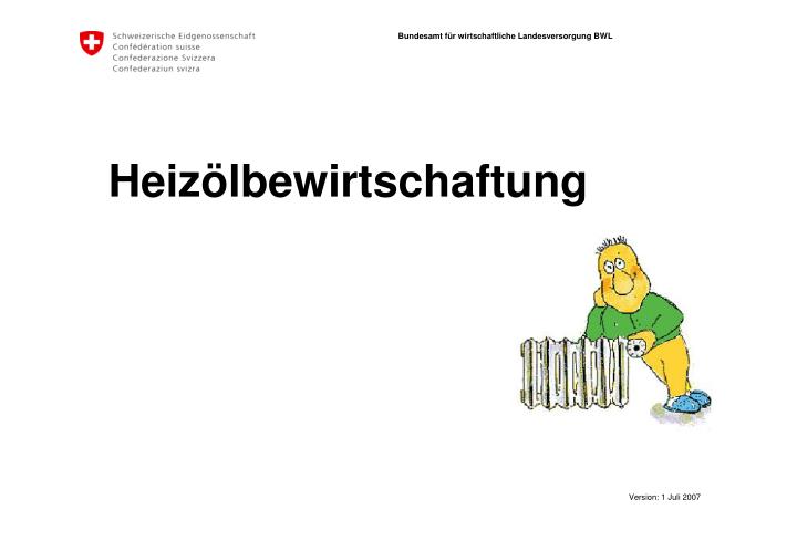 heiz lbewirtschaftung