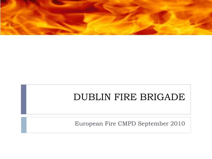 dublin fire brigade