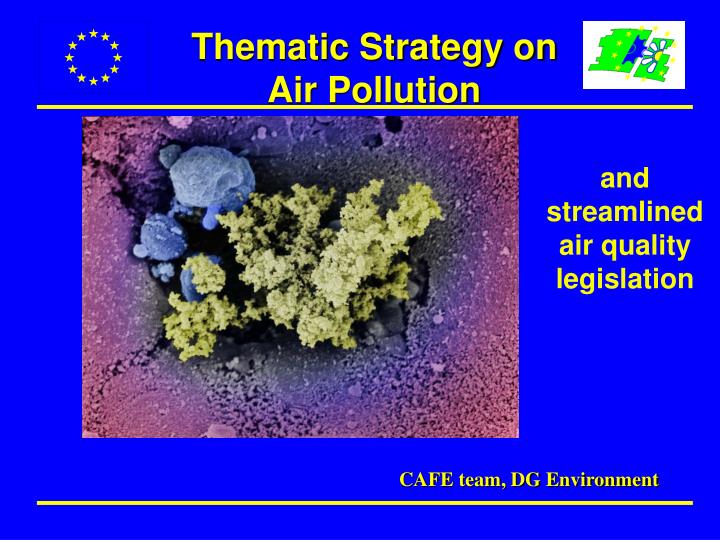 thematic strategy on air pollution