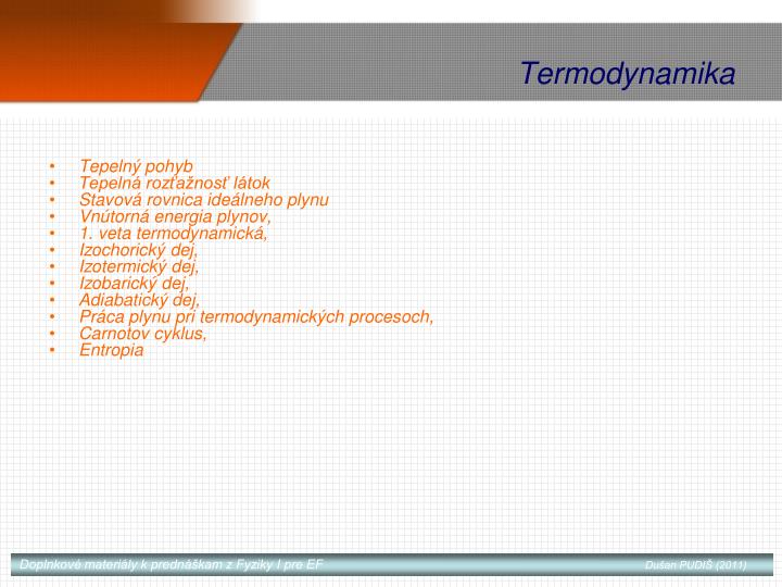 termodynamika