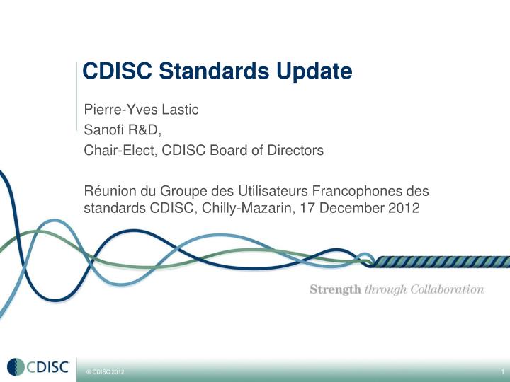cdisc standards update