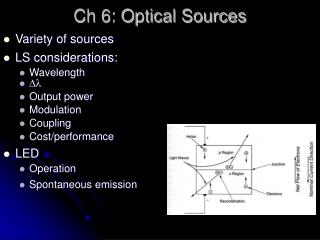 Ch 6: Optical Sources