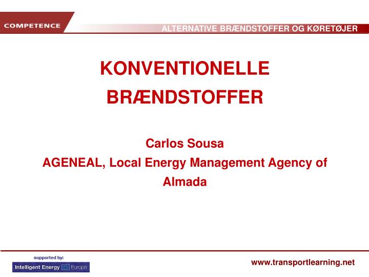 konventionelle br ndstoffer carlos sousa ageneal local energy management agency of almada