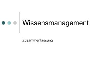 wissensmanagement