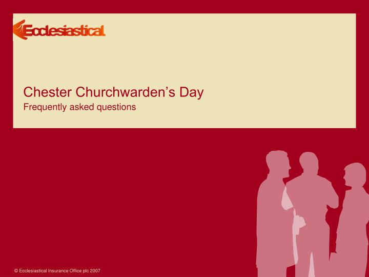 chester churchwarden s day