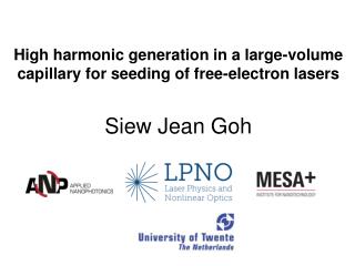High harmonic generation in a large-volume capillary for seeding of free-electron lasers