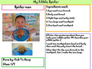 My Edible Spider