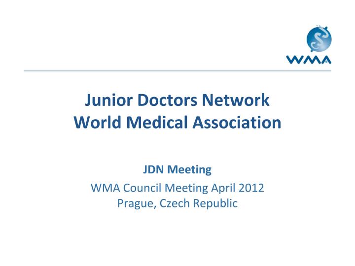 junior doctors network world medical association