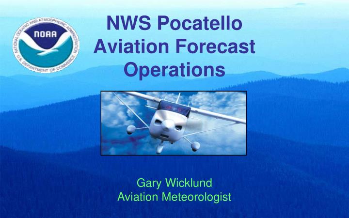nws pocatello aviation forecast operations