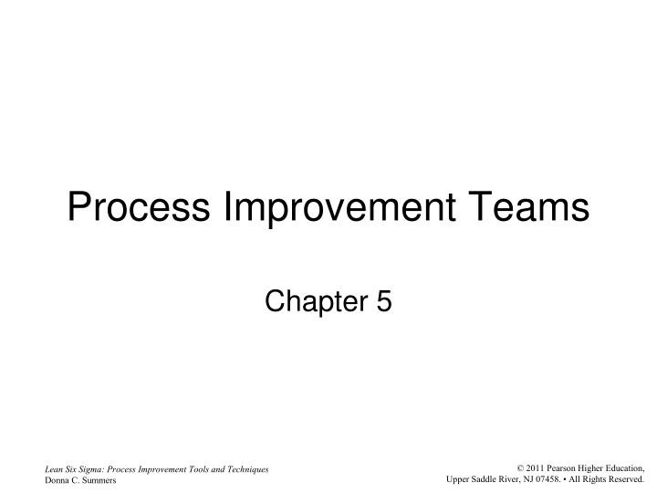 process improvement teams