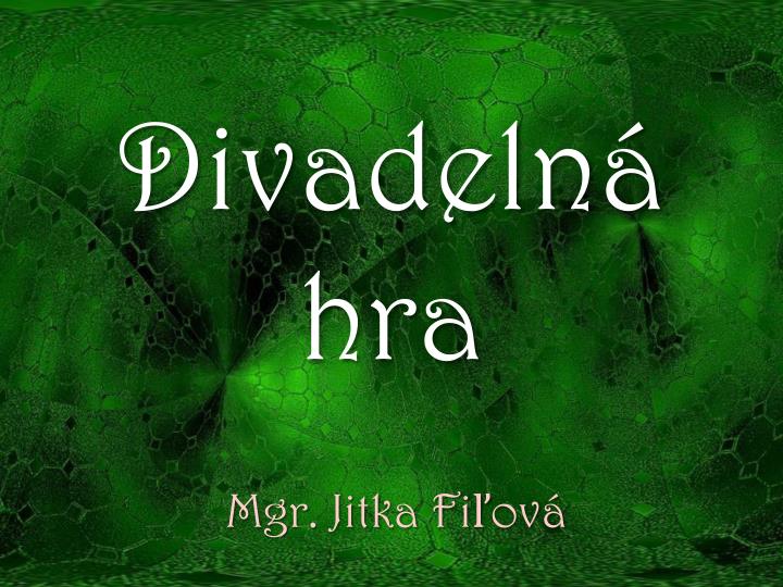 divadeln hra