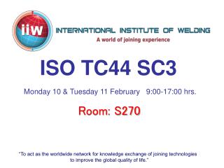 ISO TC44 SC3