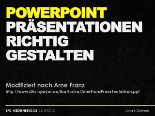 powerpoint pr sentationen richtig gestalten