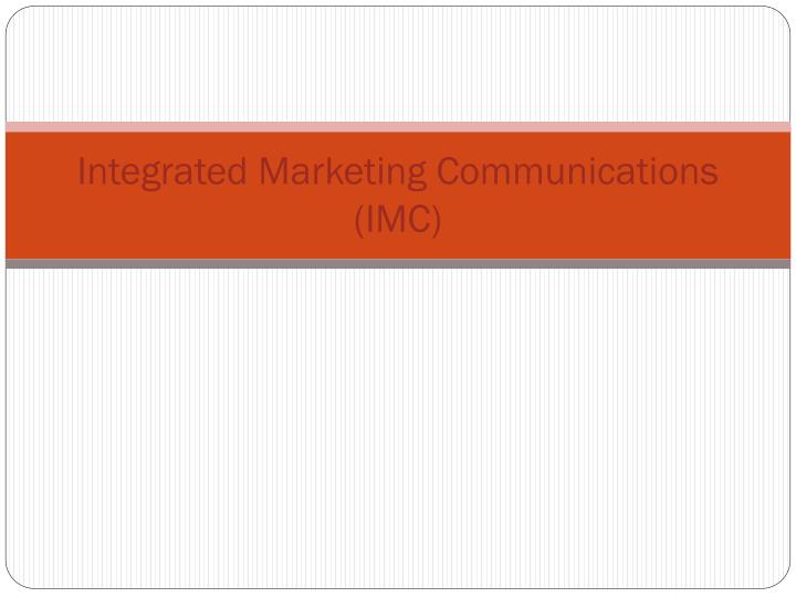 integrated marketing communications imc