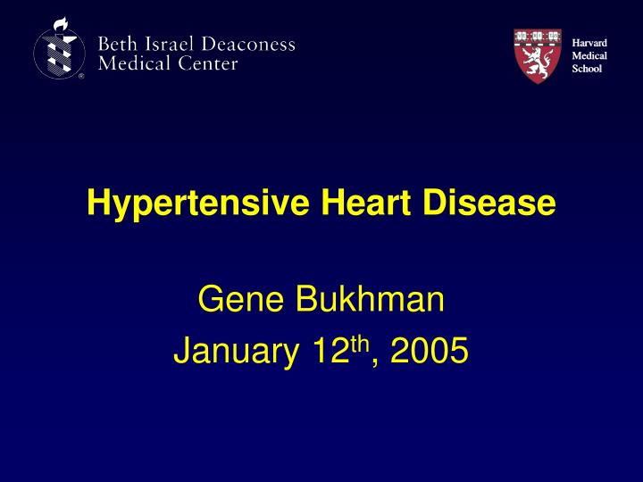 hypertensive heart disease