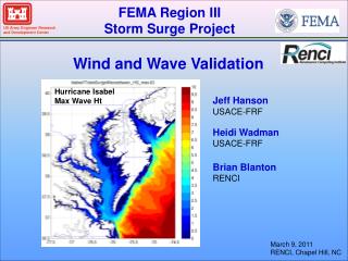 FEMA Region III Storm Surge Project