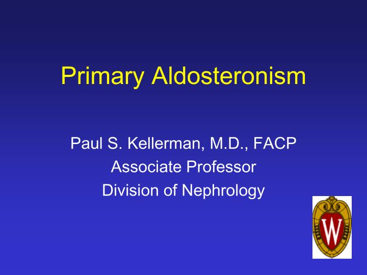 primary aldosteronism