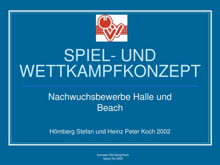 spiel und wettkampfkonzept