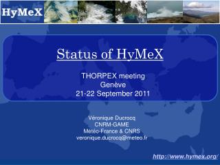 Status of HyMeX