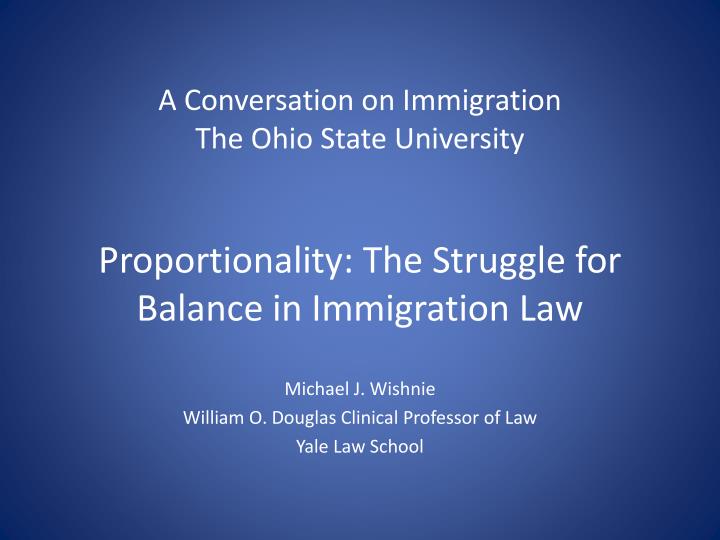 a conversation on immigration the ohio state university