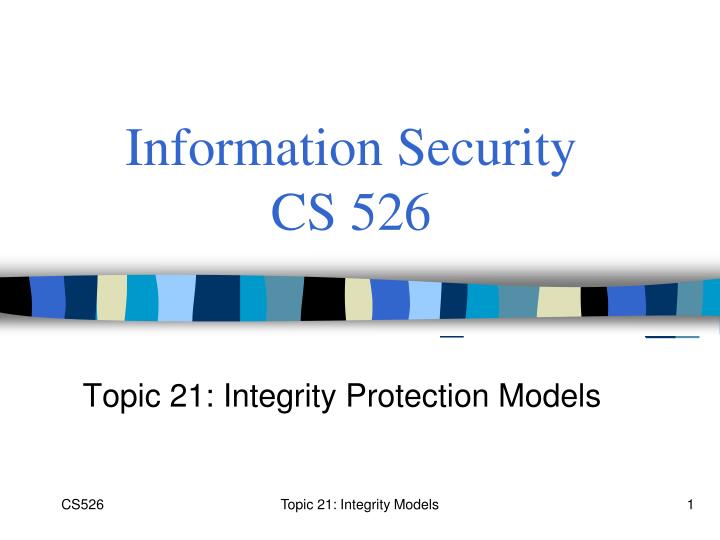 information security cs 526