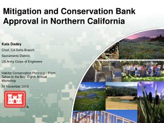 mitigation and conservation bank approval in northern california