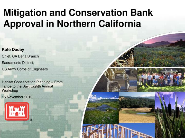 mitigation and conservation bank approval in northern california