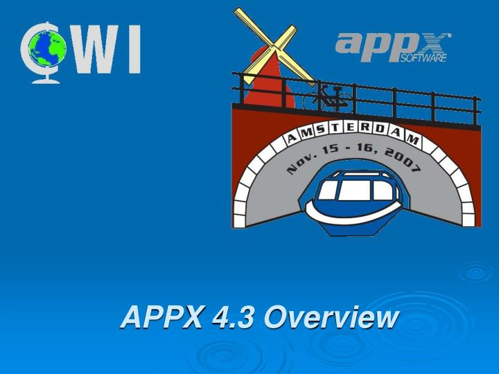 appx 4 3 overview