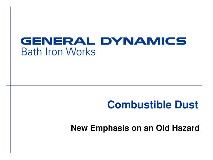 combustible dust