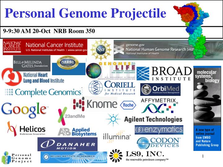 personal genome projectile