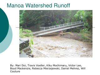 Manoa Watershed Runoff