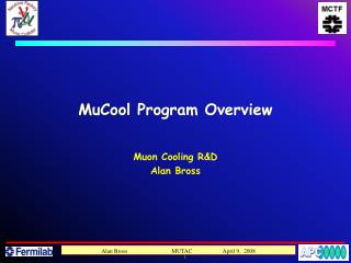 MuCool Program Overview