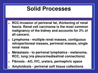 Solid Processes