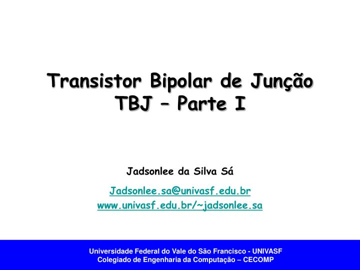 transistor bipolar de jun o tbj parte i