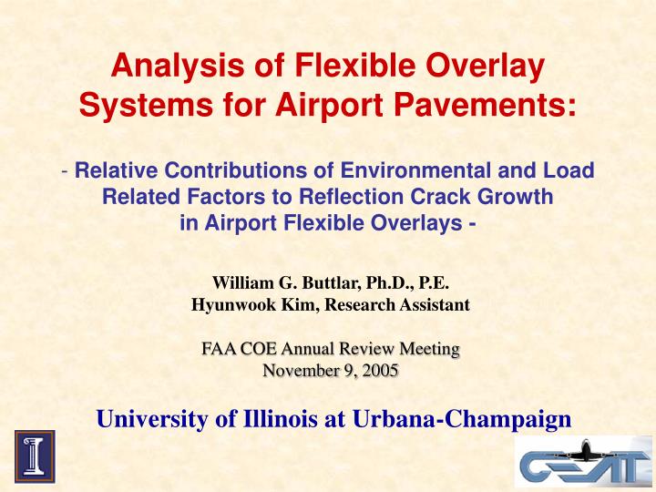 analysis of flexible overlay systems for airport pavements