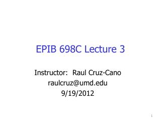EPIB 698C Lecture 3