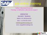SAP GTS ONLINE TRAINING USA,UK AND CANADA - slide 1