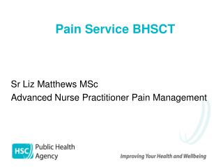 Pain Service BHSCT