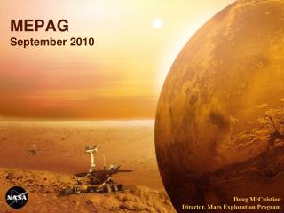 MEPAG September 2010