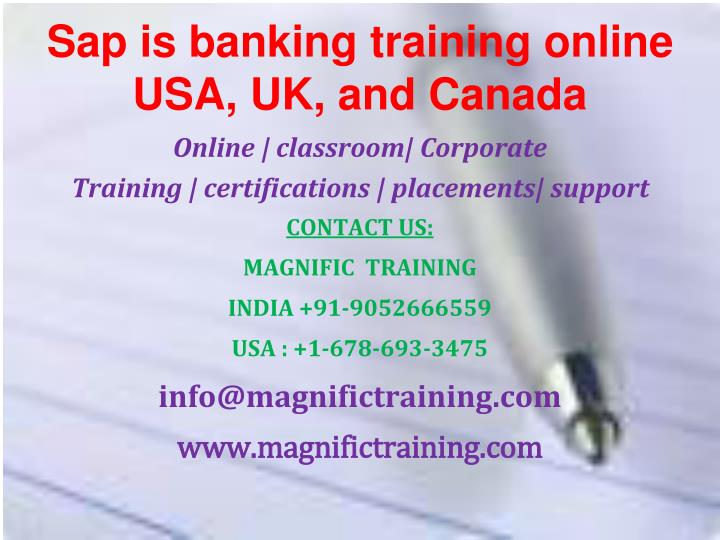 sap is banking training online usa uk and canada