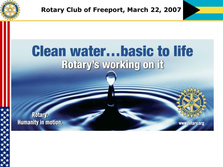 rotary club of freeport march 22 2007