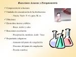 Reacciones Acuosas y Estequiometría - slide 1