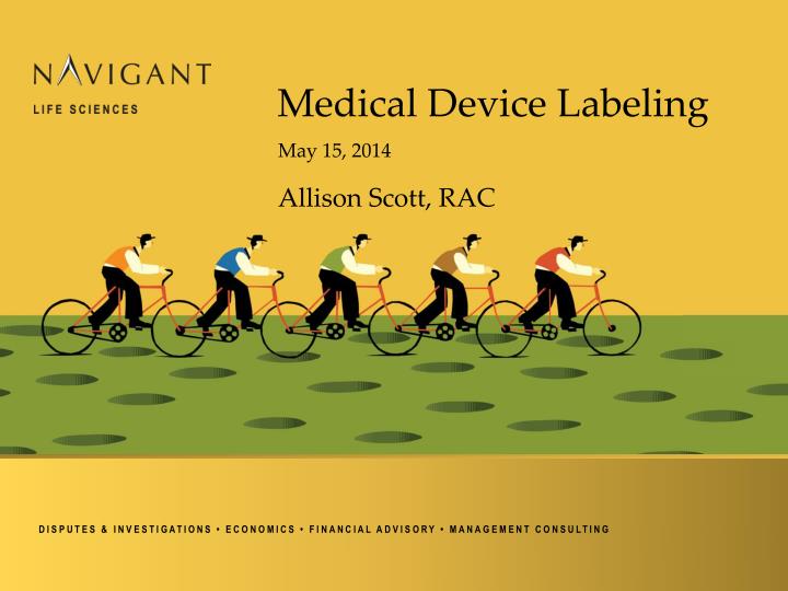medical device labeling