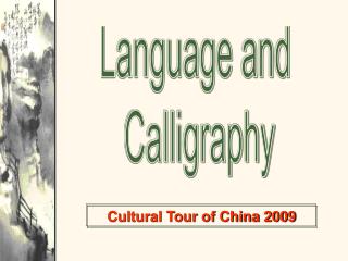 Language and Calligraphy