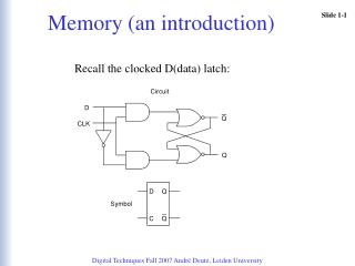 Memory (an introduction)