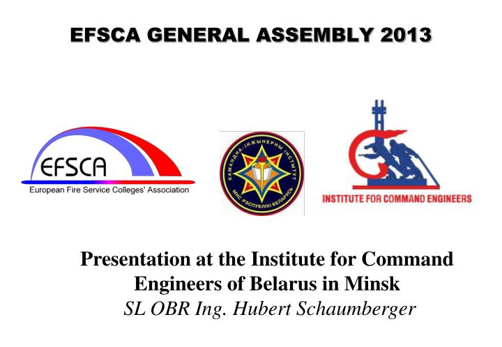 efsca general assembly 2013