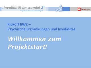 willkommen zum projektstart