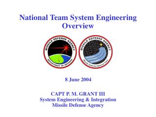 National Team System Engineering Overview